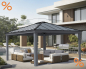 Preview: Palram-Canopia Aluminium Pavillon Dallas 4.3x4.8 14x16 (422x483cm) 6mm HKP
